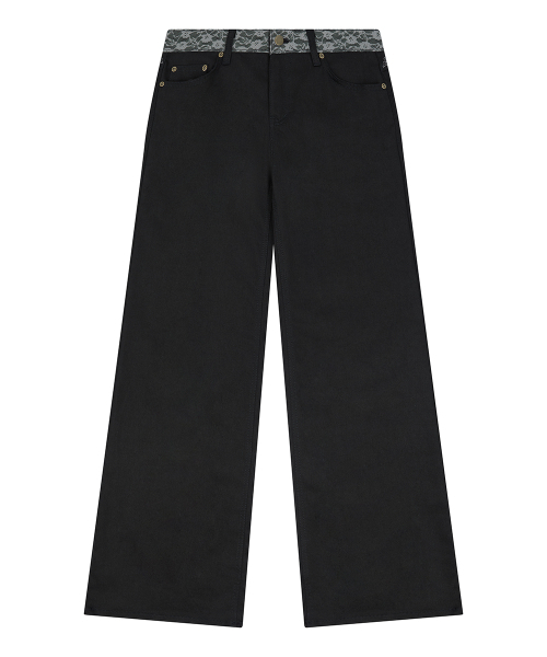 LUVISTRUE(ラヴイズトゥルー)の「RL LACE LOW RISE PANTS(BLACK)(その他パンツ・レディース・その他・FREE)」の2枚目の写真