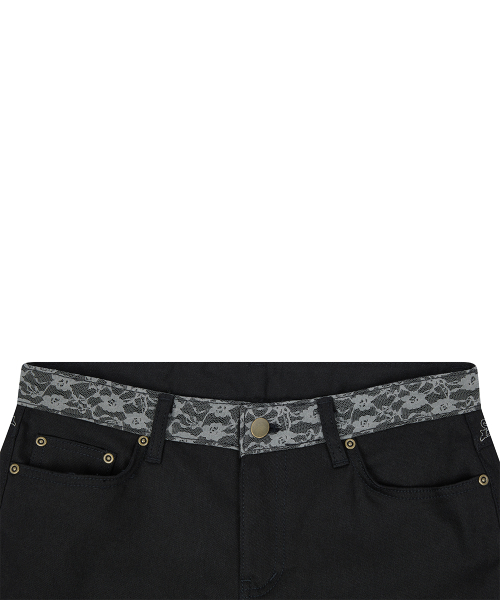 LUVISTRUE(ラヴイズトゥルー)の「RL LACE LOW RISE PANTS(BLACK)(その他パンツ・レディース・その他・FREE)」の4枚目の写真