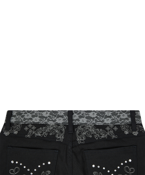 LUVISTRUE(ラヴイズトゥルー)の「RL LACE LOW RISE PANTS(BLACK)(その他パンツ・レディース・その他・FREE)」の5枚目の写真