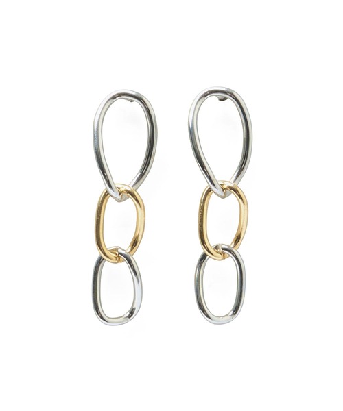 ROSE BUD(ローズバッド)の「CHAIN PIERCING(ピアス(両耳用)・レディース・シルバー・ONE SIZE)」の5枚目の写真