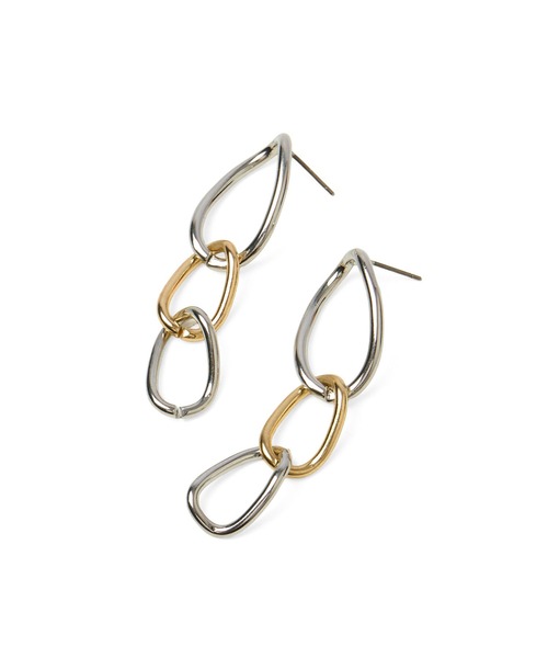 ROSE BUD(ローズバッド)の「CHAIN PIERCING(ピアス(両耳用)・レディース・シルバー・ONE SIZE)」の6枚目の写真