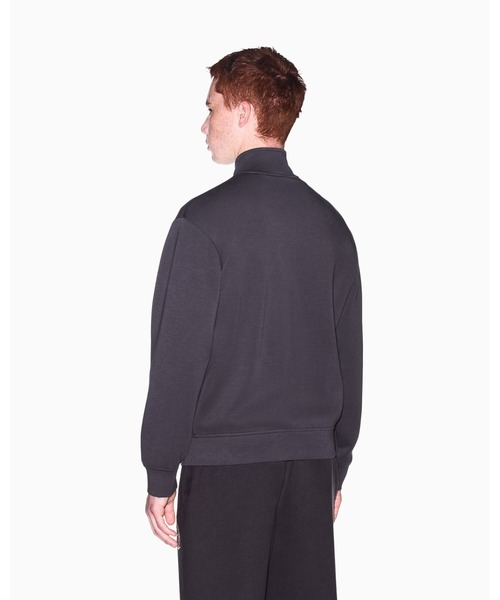 ARMANI EXCHANGE（アルマーニエクスチェンジ）の「【A|X アルマーニ エクスチェンジ】CO エンブレムロゴ スタンドカラー ジップアップスウェットシャツ（スウェット・メンズ・チャコールグレー・X-SMALL/X-LARGE/SMALL/MEDIUM/LARGE）」の3枚目の写真