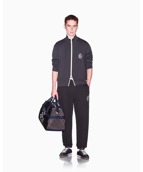 ARMANI EXCHANGE（アルマーニエクスチェンジ）の「【A|X アルマーニ エクスチェンジ】CO エンブレムロゴ スタンドカラー ジップアップスウェットシャツ（スウェット・メンズ・チャコールグレー・X-SMALL/X-LARGE/SMALL/MEDIUM/LARGE）」の5枚目の写真