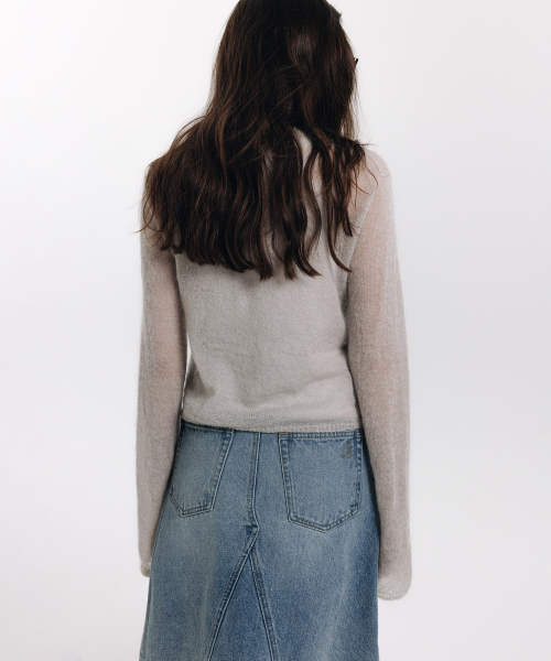 haag(ヘイグ)の「a veil cardigan (grey)(カーディガン/ボレロ・レディース・その他・FREE)」の5枚目の写真