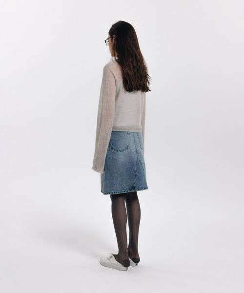 haag(ヘイグ)の「a veil cardigan (grey)(カーディガン/ボレロ・レディース・その他・FREE)」の8枚目の写真