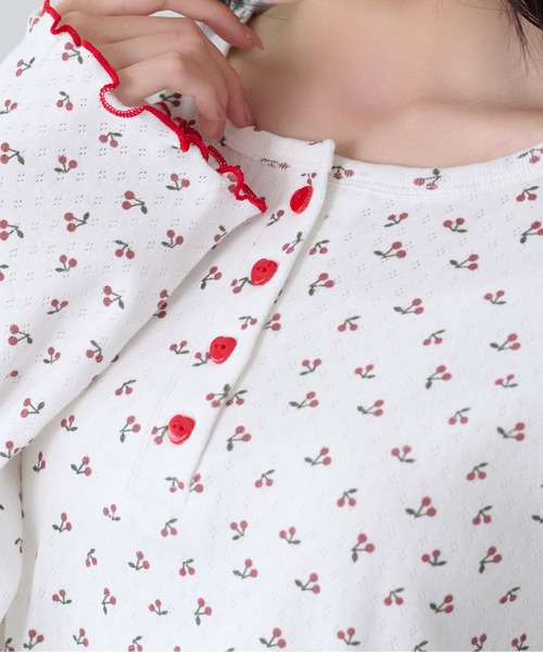 kutir(クティール)の「アソートドロストメローヘンリーネックトップス(Tシャツ/カットソー・レディース・アイボリー/グレー/ネイビー/ホワイト・FREE)」の11枚目の写真