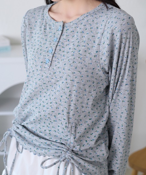 kutir(クティール)の「アソートドロストメローヘンリーネックトップス(Tシャツ/カットソー・レディース・アイボリー/グレー/ネイビー/ホワイト・FREE)」の20枚目の写真