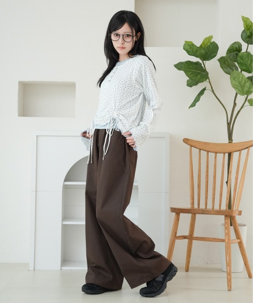 kutir(クティール)の「アソートドロストメローヘンリーネックトップス(Tシャツ/カットソー・レディース・アイボリー/グレー/ネイビー/ホワイト・FREE)」の17枚目の写真