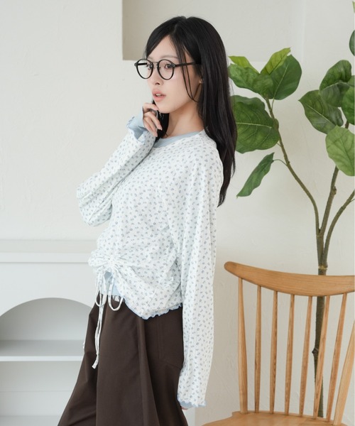 kutir(クティール)の「アソートドロストメローヘンリーネックトップス(Tシャツ/カットソー・レディース・アイボリー/グレー/ネイビー/ホワイト・FREE)」の14枚目の写真
