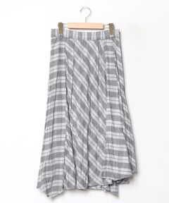 セール】UNEVEN CHECK SPIRAL SKIRT（スカート）｜Ameri（アメリ）の