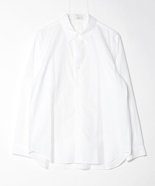 ATON（エイトン）の「ATON（エイトン）SUVIN BROAD | STANDARD SHIRT（シャツ/ブラウス・メンズ・ホワイト・2/6/4）」の3枚目の写真