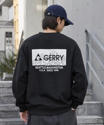 【WEB別注】GERRY ジェリー メンズ裏起毛スウェット ラバープリント