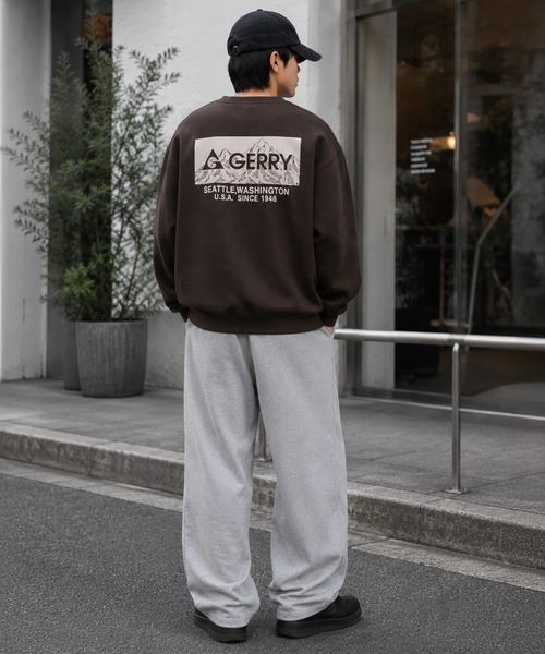 GERRY(ジェリー)の「【WEB別注】GERRY ジェリー メンズ裏起毛スウェット ラバープリント(スウェット・メンズ・ブラウン/ブラック/アッシュグレー・M/LL/L)」の20枚目の写真