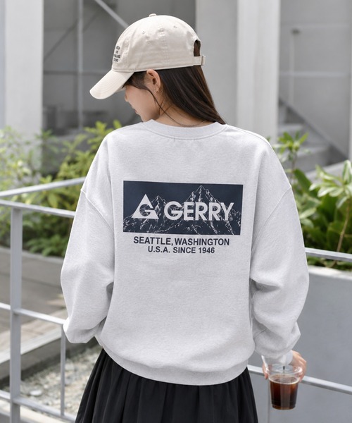 GERRY(ジェリー)の「【WEB別注】GERRY ジェリー メンズ裏起毛スウェット ラバープリント(スウェット・メンズ・ブラウン/ブラック/アッシュグレー・M/LL/L)」の16枚目の写真