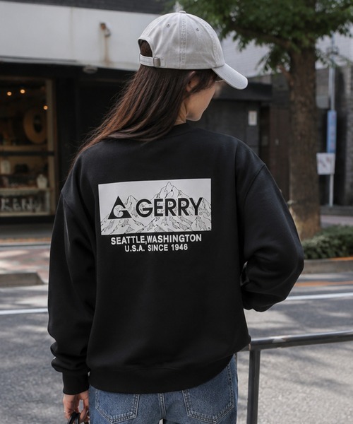 GERRY(ジェリー)の「【WEB別注】GERRY ジェリー メンズ裏起毛スウェット ラバープリント(スウェット・メンズ・ブラウン/ブラック/アッシュグレー・M/LL/L)」の8枚目の写真