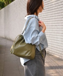 バッグ Hパイソンドロストショルダー