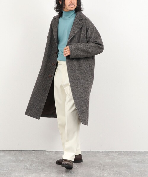 NOLLEY’S（ノーリーズ）の「《ビジカジ対応》シングルチェスターコート 26AW（その他アウター・メンズ・ブラウン系その他・L/M/S）」の5枚目の写真