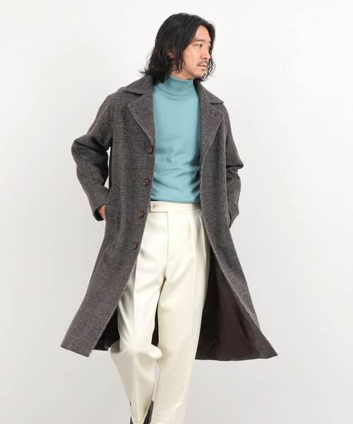 NOLLEY’S（ノーリーズ）の「《ビジカジ対応》シングルチェスターコート 26AW（その他アウター・メンズ・ブラウン系その他・L/M/S）」の6枚目の写真