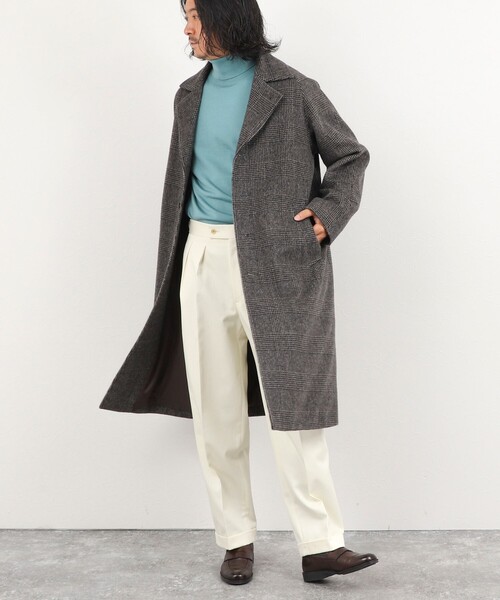 NOLLEY’S（ノーリーズ）の「《ビジカジ対応》シングルチェスターコート 26AW（その他アウター・メンズ・ブラウン系その他・L/M/S）」の7枚目の写真