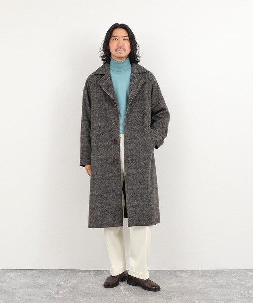 NOLLEY’S（ノーリーズ）の「《ビジカジ対応》シングルチェスターコート 26AW（その他アウター・メンズ・ブラウン系その他・L/M/S）」の10枚目の写真