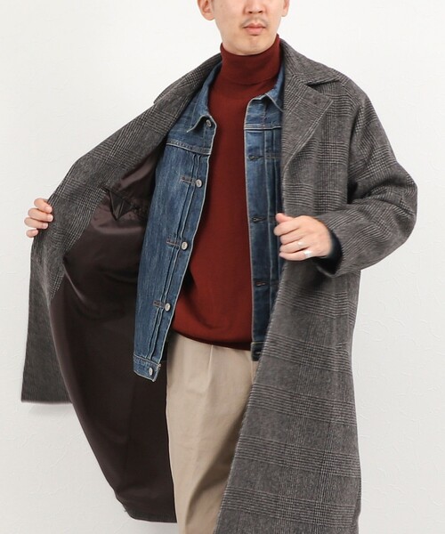 NOLLEY’S（ノーリーズ）の「《ビジカジ対応》シングルチェスターコート 26AW（その他アウター・メンズ・ブラウン系その他・L/M/S）」の13枚目の写真