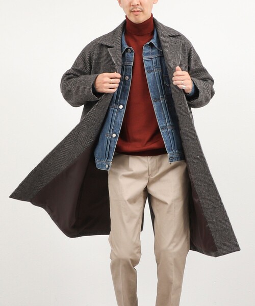 NOLLEY’S（ノーリーズ）の「《ビジカジ対応》シングルチェスターコート 26AW（その他アウター・メンズ・ブラウン系その他・L/M/S）」の14枚目の写真