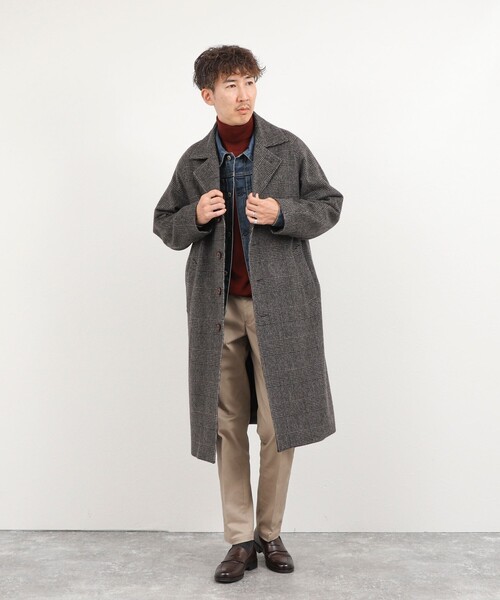 NOLLEY’S（ノーリーズ）の「《ビジカジ対応》シングルチェスターコート 26AW（その他アウター・メンズ・ブラウン系その他・L/M/S）」の18枚目の写真