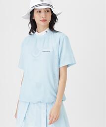 【PEARLY GATES】4WAY高通気Woven半袖スニードTシャツ (WOMENS)