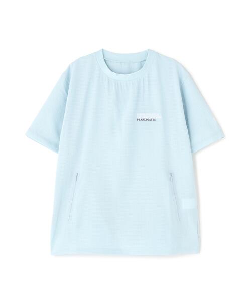 PEARLY GATES（パーリーゲイツ）の「【PEARLY GATES】4WAY高通気Woven半袖スニードTシャツ (WOMENS)（その他トップス・レディース・ネイビー/ブルー・LARGE/SMALL/MEDIUM）」の22枚目の写真