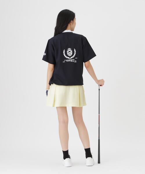 PEARLY GATES（パーリーゲイツ）の「【PEARLY GATES】4WAY高通気Woven半袖スニードTシャツ (WOMENS)（その他トップス・レディース・ネイビー/ブルー・LARGE/SMALL/MEDIUM）」の16枚目の写真