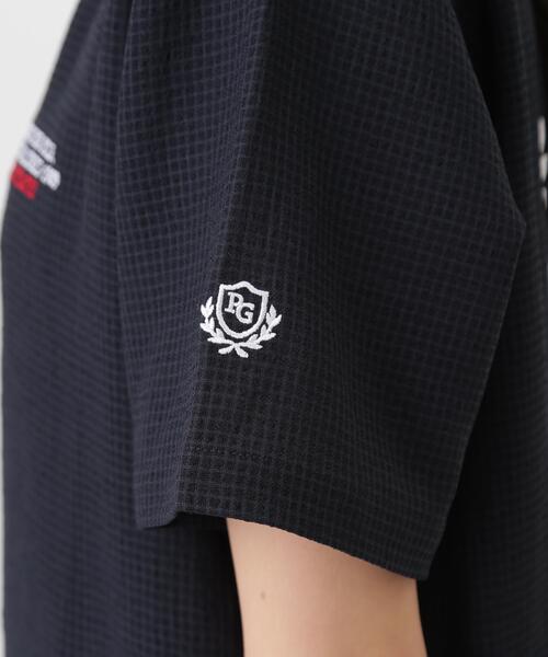 PEARLY GATES（パーリーゲイツ）の「【PEARLY GATES】4WAY高通気Woven半袖スニードTシャツ (WOMENS)（その他トップス・レディース・ネイビー/ブルー・LARGE/SMALL/MEDIUM）」の11枚目の写真