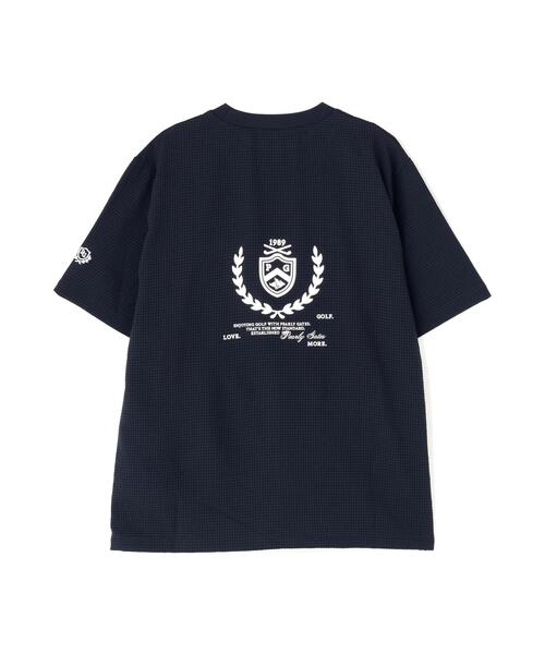 PEARLY GATES（パーリーゲイツ）の「【PEARLY GATES】4WAY高通気Woven半袖スニードTシャツ (WOMENS)（その他トップス・レディース・ネイビー/ブルー・LARGE/SMALL/MEDIUM）」の5枚目の写真
