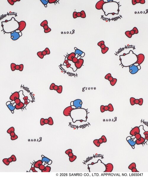 sanrio（サンリオ）の「【ハローキティ】フラップミニショルダー（ショルダーバッグ・レディース・アイボリー/ブラック/レッド系1・00）」の12枚目の写真