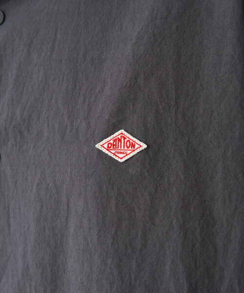 DANTON(ダントン)の「Women's Cotton Typewriter Wrinkled Shirt(シャツ/ブラウス・レディース・ネイビー/オフホワイト/ダークグレー/グレイッシュベージュ・36/38)」の14枚目の写真