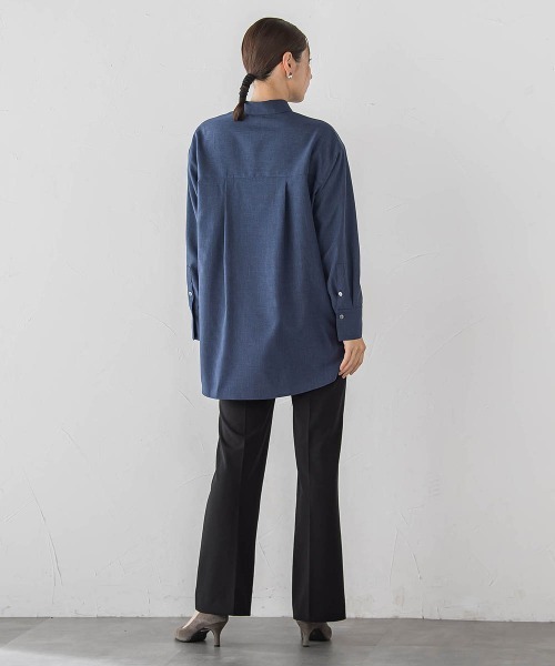 la.f…(ラエフ)の「【WEB限定】"360度抜かりなし"チュニックシャツ(シャツ/ブラウス・レディース・ダークネイビー/ネイビー・9号)」の10枚目の写真