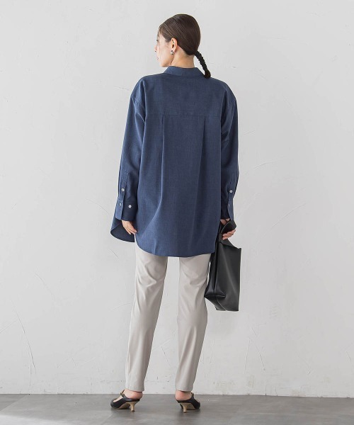 la.f…(ラエフ)の「【WEB限定】"360度抜かりなし"チュニックシャツ(シャツ/ブラウス・レディース・ダークネイビー/ネイビー・9号)」の17枚目の写真