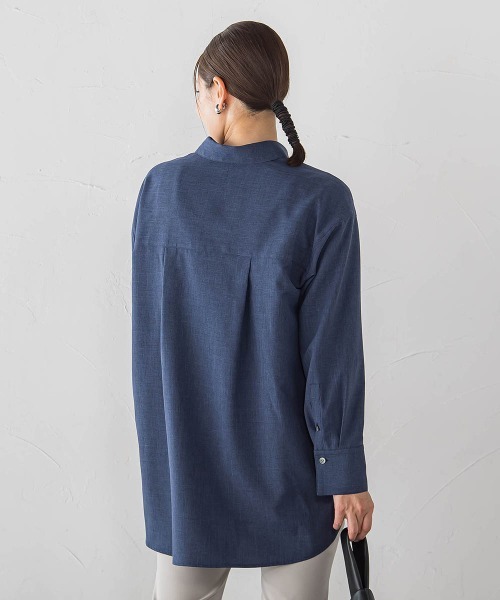 la.f…(ラエフ)の「【WEB限定】"360度抜かりなし"チュニックシャツ(シャツ/ブラウス・レディース・ダークネイビー/ネイビー・9号)」の20枚目の写真