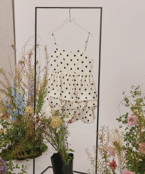 loin nuit（ロワンニュイ）の「many tuck mini onepiece / メニータックミニワンピース（ワンピース・レディース・アイボリー/チャコールグレー/ブラウン・FREE）」の7枚目の写真