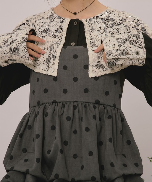 loin nuit（ロワンニュイ）の「many tuck mini onepiece / メニータックミニワンピース（ワンピース・レディース・アイボリー/チャコールグレー/ブラウン・FREE）」の12枚目の写真