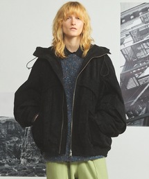 MAISON SPECIAL（メゾンスペシャル）の「《UNISEX》3Dカッティングモールデニムプライムオーバーマウンテンパーカー/Three-dimensional Cutting Moleskin Denim Prime-Over Mountain Parka【MAISON SPECIAL/メゾンスペシャル】（ブルゾン）」