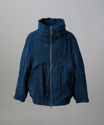 MAISON SPECIAL（メゾンスペシャル）の「《UNISEX》3Dカッティングモールデニムプライムオーバーマウンテンパーカー/Three-dimensional Cutting Moleskin Denim Prime-Over Mountain Parka【MAISON SPECIAL/メゾンスペシャル】（ブルゾン）」