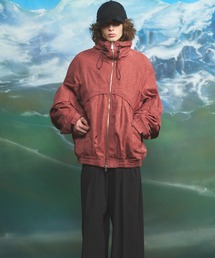 MAISON SPECIAL（メゾンスペシャル）の「《UNISEX》3Dカッティングモールデニムプライムオーバーマウンテンパーカー/Three-dimensional Cutting Moleskin Denim Prime-Over Mountain Parka【MAISON SPECIAL/メゾンスペシャル】（ブルゾン）」