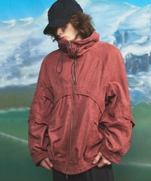 MAISON SPECIAL（メゾンスペシャル）の「《UNISEX》3Dカッティングモールデニムプライムオーバーマウンテンパーカー Three-dimensional Cutting Moleskin Denim Prime-Over Mountain Parka【MAISON SPECIAL メゾンスペシャル】（ブルゾン）」