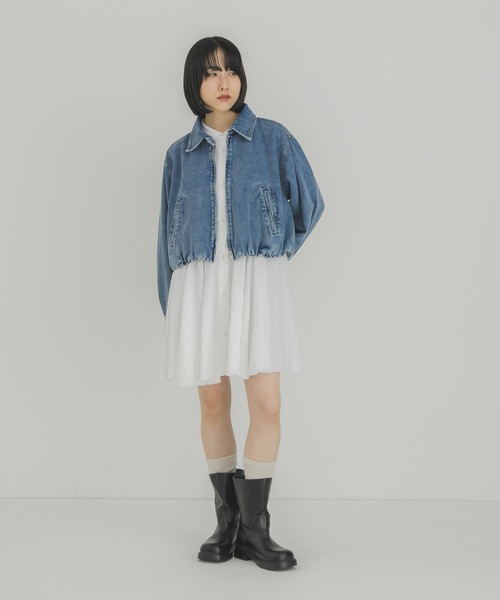 KBF(ケイビーエフ)の「ワイドミドルブーツ(ブーツ・レディース・ブラック/ダークブラウン・SMALL/LARGE/MEDIUM)」の7枚目の写真