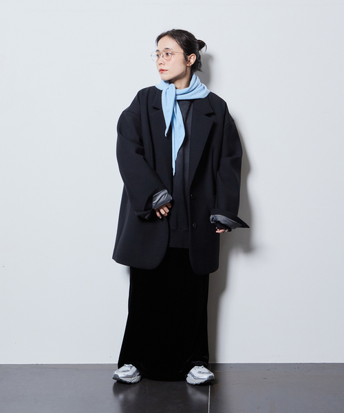 CITYSHOP（シティーショップ）の「《追加4》VELVET U/N DRESS：ワンピース（ワンピース・レディース・ベージュ/ネイビー・38/36）」の22枚目の写真