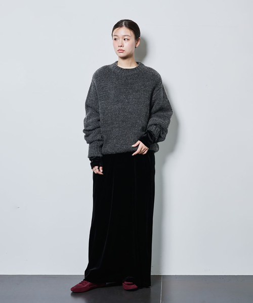 CITYSHOP（シティーショップ）の「《追加4》VELVET U/N DRESS：ワンピース（ワンピース・レディース・ベージュ/ネイビー・38/36）」の3枚目の写真