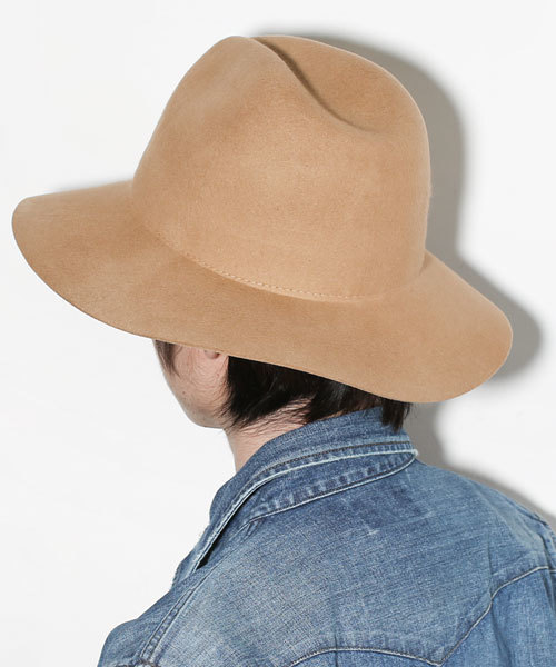 NANO universe(ナノユニバース)の「Wool Long Brim Hat 1(ハット・メンズ・ブラウン/キャメル/ブラック・FREE)」の9枚目の写真