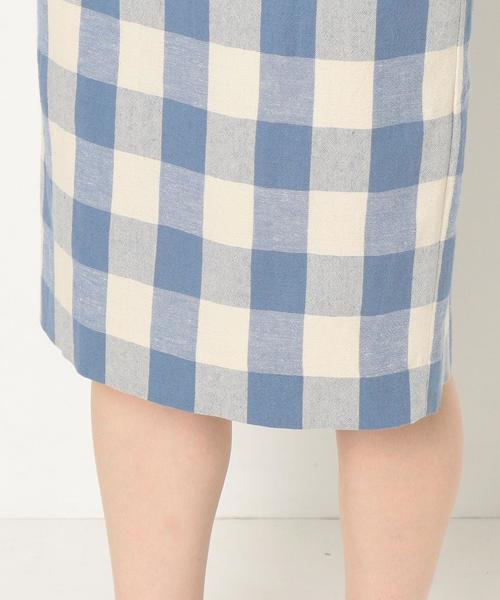 Another Edition（アナザーエディション）の「ビッグギンガムタイトスカート/AEBC  BIGギンガム TIGHT◆（スカート・レディース・ブラック/ライトブルー・FREE）」の13枚目の写真