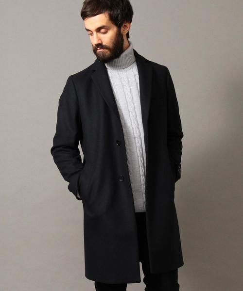 BEAUTY&YOUTH UNITED ARROWS（ビューティーアンドユースユナイテッドアローズ）の「BY ∴ ケーブル タートルニット◆（ニット/セーター・メンズ・ネイビー/ライトグレー/ホワイト・SMALL/X-LARGE/MEDIUM/LARGE）」の3枚目の写真