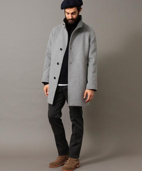 BEAUTY&YOUTH UNITED ARROWS（ビューティーアンドユースユナイテッドアローズ）の「BY ∴ ケーブル タートルニット◆（ニット/セーター・メンズ・ネイビー/ライトグレー/ホワイト・SMALL/X-LARGE/MEDIUM/LARGE）」の5枚目の写真